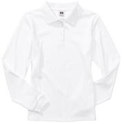 Faded Glory - Girls' Long-Sleeve Polo Shirt