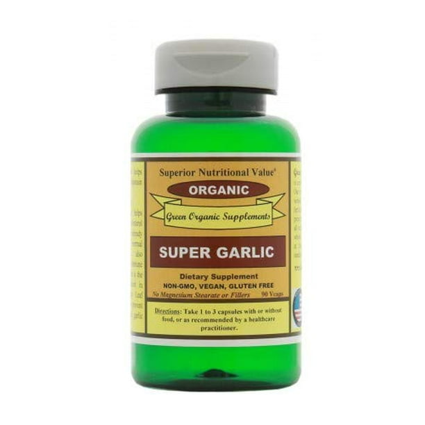 Green Organic Supplements' Garlic
