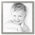 thumbnail image 2 of ArtToFrames 28" x 28" Classic Silver Picture Frame, 28x28 inch Silver Wood Poster Frame (WOM-4926), 2 of 7