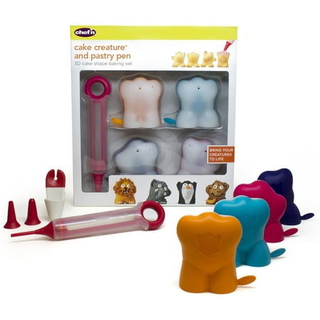 

Chef n Cake Creature and Pastry Pen 3-D Cake Shape Baking Set