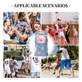thumbnail image 6 of Sikiie Cute Pig Flowers Basketball Jersey Reversible Men's Mesh Athletic Sports Shirts Training Practice S-4XLSmall, 6 of 6