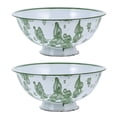 thumbnail image 1 of 2Pcs Vintage Enamel Rice Bowls Practical Ramen Storage Bowls Enamel Tableware, 1 of 8