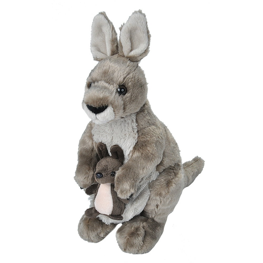 Cuddlekins Kangaroo Plush Stuffed Animal by Wild Republic, Kid Gifts, Zoo Animals, 12 Inches