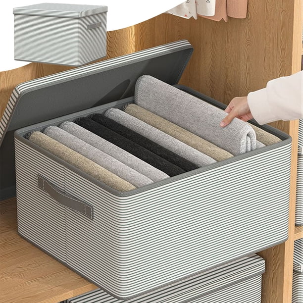 Fiudx Liquidación De Ahorros De Verano Caja De Almacenamiento De Ropa Para El Hogar, Armario De Gran Capacidad, Caja organizadora De Artículos Diversos, Bolsa, Cesta De Almacenamiento