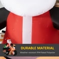 thumbnail image 4 of HOMCOM Christmas Inflatable Santa Claus with LED Lights for Garden Indoor Outdoor, 4 of 9