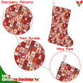 thumbnail image 5 of Christmas Stockings,Red Christmas Patchwork Pattern Stockings Christmas,14.8'' Xmas Stockings,Christmas Party Favors,Christmas Party Decorations,Christmas Stockings Personalized, 5 of 5
