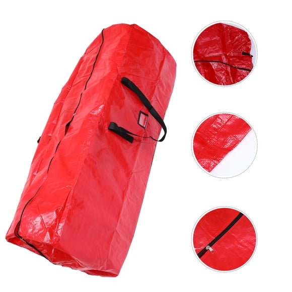 OULII 1Pack Outdoor Mini Storage Bag 165x76cm Red for Christmas and Furniture Protection