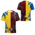thumbnail image 2 of Disfraz de cosplay de Deadpool 3, camisetas de verano con estampado 3D para hombre, camisetas de compresión de manga corta con estampado de Wade Winston Wilson, 2 of 5