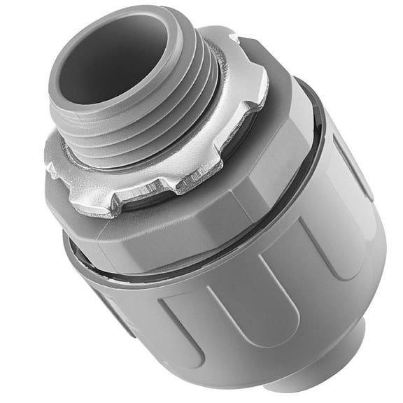 1/2-inch Non-Metallic Liquid Tight Conduit Fitting - 100 Pcs, Electrical Connector for Secure Wiring