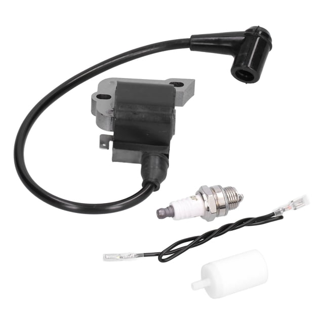 Garden Equipment Engine Spark Plug, Spark Plug and Filter Assembly Replacement Stable Wear Resistant Easy To Use for 245R Lawn Mower