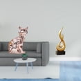 thumbnail image 2 of Figura de escritorio,Estatua de gato en estante,escritorio,oficina,decoración del hogar,Escultura abstracta de fuego,Estatua de arte abstracto,adorno para decoración del hogar,Escultura de, 2 of 8