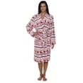 thumbnail image 2 of Intimo Women's Reindeer Holiday Robe, 2 of 6