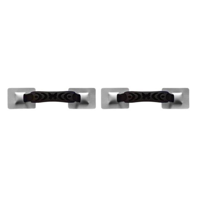 Ruiboury PVC Nylon Strap Armrest Grab Handle Inflatable Canoe Kayak for Grey 31x7CM 2Set