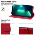 thumbnail image 5 of for Galaxy A22 5G 6.6 Inch Case, Samsung A22 5G Wallet Case, PU Leather Wrist Strap Card Slots Soft TPU Shockproof Protective Flip Folio Cover Phone Case for Samsung Galaxy A22 5G,Red, 5 of 9