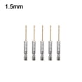 thumbnail image 1 of 5pcs HSS Drill Bit Set High Speed Steel /4 Hex Shank .5-6.5mm Hexagonal Handle 1.5mm, 1 of 8