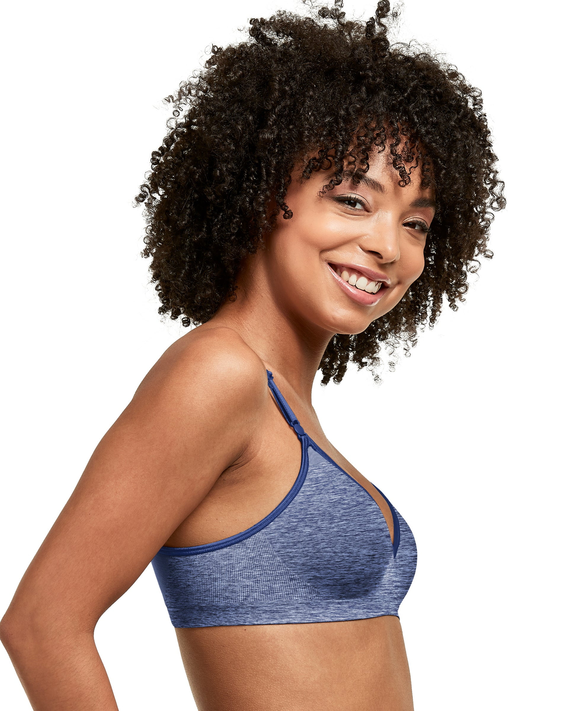 Hanes Womens Comfy Support Wirefree Mhg795 Bras, Nude Heather, Medium Us -  Imported Products from USA - iBhejo