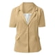 thumbnail image 3 of Blazer Chaquetas para mujer Moda Cuello en V Sólido Manga corta Bolsillo Cárdigan Casual Outwear Odeerbi ODB-5, 3 of 4