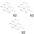 thumbnail image 1 of Pin tubo Zulema acero Inoxidable 30 Uds clips de presión, 1 of 8