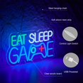 thumbnail image 4 of Letrero de neón Roouneon EAT SLEEP GAME 42 x 20 cm regulable, 4 of 6
