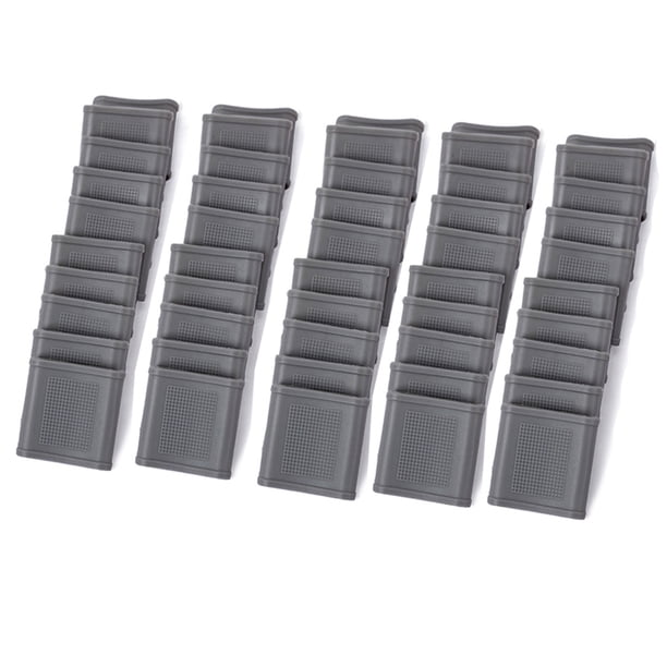 Mangas de dedo Mangas Soft Silicone Knuckle Soporte Tubos Protección Thumb Space Ukulele Bajo Instrumento Musical Aprendizadores 50 Packs tholdsy OD010884-00
