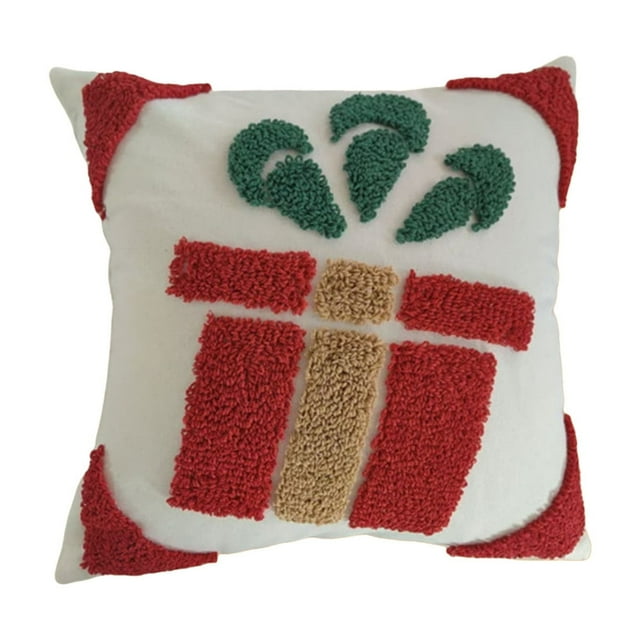 Lksixu Christmas Decorations Christmas Pillow Cover Christmas Tree And Christmas Bells Pillow Cover About 18 X 18 Inches Suitable For Christmas Decoration Home Decoration Xmas Decor for Holiday Party