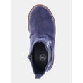 thumbnail image 4 of Wonder Nation Baby and Toddler Girls Chelsea Boots with Floral Embroidery, 4 of 5
