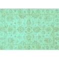 thumbnail image 1 of Ahgly Company Indoor Rectangle Oriental Light Blue Traditional Area Rugs, 6' x 9', 1 of 4