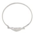 thumbnail image 5 of Auriga Fine Jewelry 925 Sterling Silver Heart With" A Heart Bangle Valentine's Day Gift for Women, 5 of 5