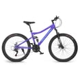thumbnail image 1 of Rocatomic Bicicleta De Montaña Aria R26 21v Cambios Shimano Sl-tx30-ln Frenos De Mecánicos Doble Suspensión (morado), 1 of 2