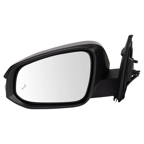 TRQ Heated Power Side View Mirror w/ Turn signal Driver Side Left for 15-18 Rav4 MRA08326