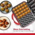 thumbnail image 5 of Holstein Housewares 35-Count Cake Pop Maker, Non-Stick Coating, Perfect for Birthday and Holiday Parties, Red, 5 of 9