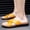 #126-Yellow, variant on Ceisia Men's Fashion Solid Round Toe Thong Flip Flops Outdoor Beach Slides Summer Casual Comfort Non-Slip Big Size Durable Vacation Sandals Daily Walk Gifts for Father