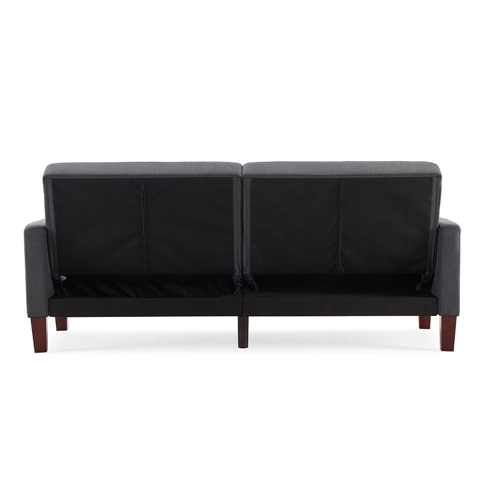 Kepooman Modern Solid Loveseat Sofa, Upholstery Fabric Sofa, Convertible Sofa Bed with Reversible Chaise for Small Spaces, White Kepooman Modern Solid Loveseat Sofa, Upholstery Fabric Sofa, Convertible Sofa Bed with Reversible Chaise for Small Spaces, White