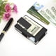 thumbnail image 4 of Clip Tarjeta Metal Btafrte Acero Inoxidable Monedero Clip Dinero Abrazadera Efectivo Negro, 4 of 8
