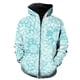 thumbnail image 1 of Sudadera con capucha y cremallera para hombre, diseño de copos de nieve de invierno, estilo urbano, para adolescentes, informal, de primavera, estilo Harajuku, con estampado 3D y capucha., 1 of 6