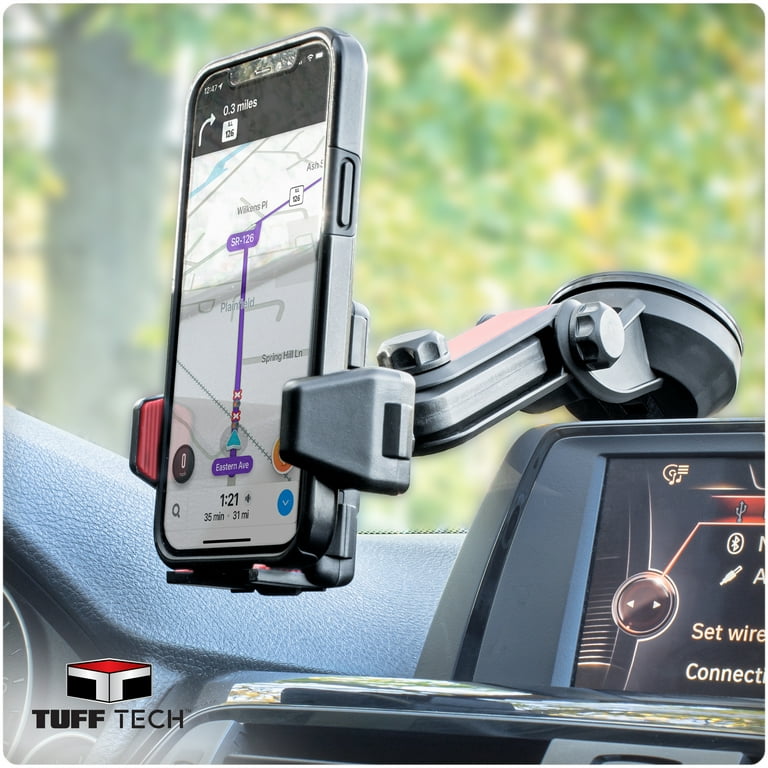 Tuff Tech Super Stick Windshield Dash Mount Cradle Phone Holder