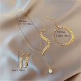 thumbnail image 4 of Niche Design Wheat Ear Bridal Jewelry Set With Necklace & Earrings & Bracelet, 4 of 4