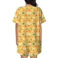 thumbnail image 3 of Naloa Flowe Chicken Women's Short-Sleeved Pajama Set, Loungewear, Summer pajamas, Breathable Cozy - XX-Large, 3 of 9