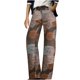 thumbnail image 1 of Pantalones largos para mujer, pantalones elásticos, pantalones elásticos con estampado de cintura, pantalones pitillo ajustados con botones Odeerbi ODB-2, 1 of 9