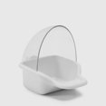 thumbnail image 4 of UPOUART Hanging Bird Bath Tub Plastic Beige for Bird Bathing 1 Set, 4 of 8