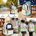 thumbnail image 2 of Kuiaobaty Dinosaur Cactus Print Backpack and Lunch Bag Set for Kids 8-12 Multi Pockets Backpack and Pencil Case Set with Zipper Portable Insulated Lunch Box with Water Bottle Sleeve for School, 2 of 7