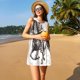 thumbnail image 3 of Balery Cowboy Ride A Horse Vestidos de verano para mujer con estampado: vestido holgado sin mangas, vestido playero informal y cómodo para días calurosos., 3 of 7