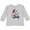 AC-Heather Grey, variant on Inktastic 4th of July with Striped Stars Boys or Girls Long Sleeve Toddler T-Shirt