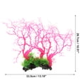 thumbnail image 4 of Unique Bargains 1 Pcs Colorful Coral Reef Decor Mini Faux Coral Decor for Aquarium Decorations Pink White 33.5x26.7cm, 4 of 7