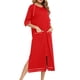 thumbnail image 1 of Batas de invierno para mujer, camisón cálido y camisón de invierno con cremallera y bolsillos, pijama holgado para mujer., 1 of 2