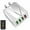 1PCS Blanc, variante sur Hyper Charge Pro, Chargeur Hyper Charge Pro – Concentrateur à 4 Ports Quick Charge 3.0 avec Détection Intelligente de l'Alimentation, Chargeur Hyper Charge Pro pour Android et iPhone, Charge Rapide