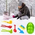 thumbnail image 4 of Kit de juguetes de nieve para invierno, marca Snowball Maker HUOGUO, con forma de animal, 4 of 5