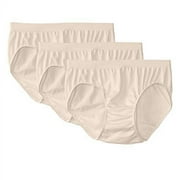 Bali Comfort Revolution Microfiber Seamless Hipster (Pack of 3) 3 Light Beige