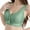 Green, variant on FYDUU Seamless Front Closure Bras for Women Post Surgery Mastectomy Bralettes Full Coverage Wireless Bras Comfort Bra Push Up Comfortable Bra /Blue