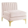 thumbnail image 6 of Modway Triumph 4-Seater Channel Tufted Performance Velvet Tufted Sofa in Pink, 6 of 10
